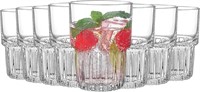 NEW 8 Pack Drinking Glasses Tall, 11 OZ Clear