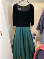 Vintage Irish Green Dress Sz S/M