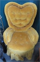 Gilt Heart Chair