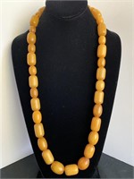 30" Bakelite Beads Tested, Gorgeous Necklace