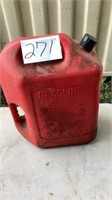 6 Gallon Gas Jug 1/4 full