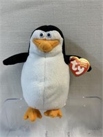 NWT Ty Beanie Skipper Penguin Madagascar Movie