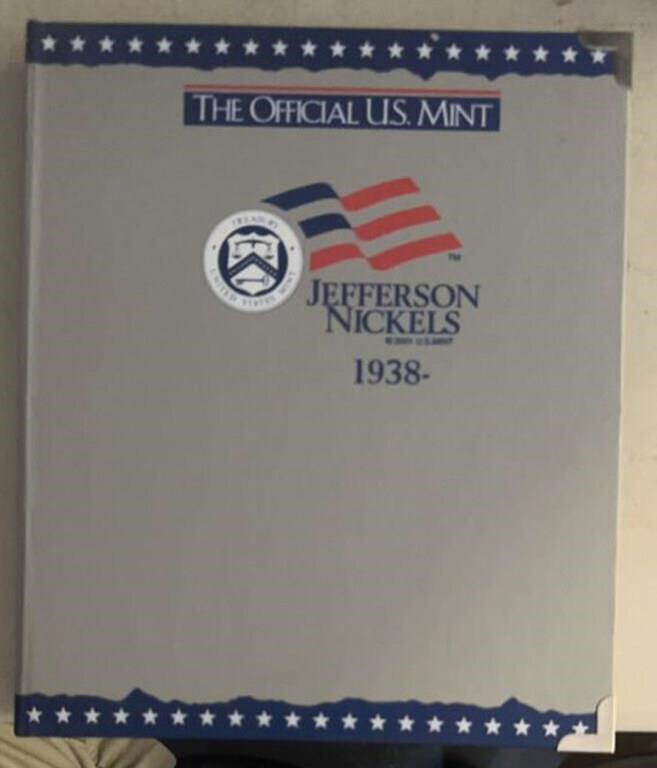 THE OFFICIAL U.S. MINT COIN BOOK-JEFFERSON NICKELS