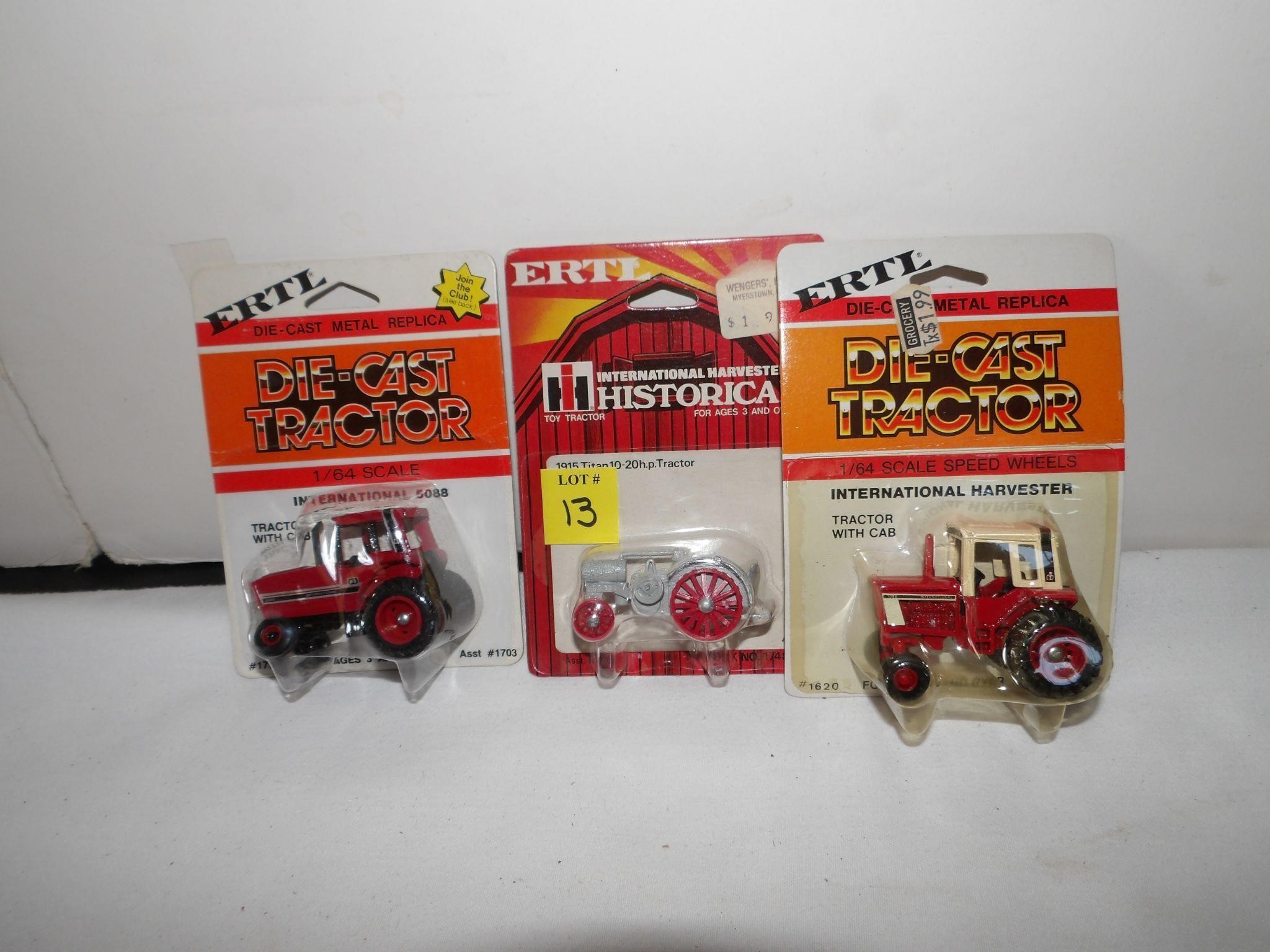 3-1/64th I.H. Tractors