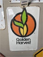 Golden Harvest self framing sign 12Wx18T SST