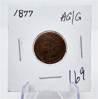 1877 Cent AG/G