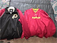 2 Redskins jackets size large