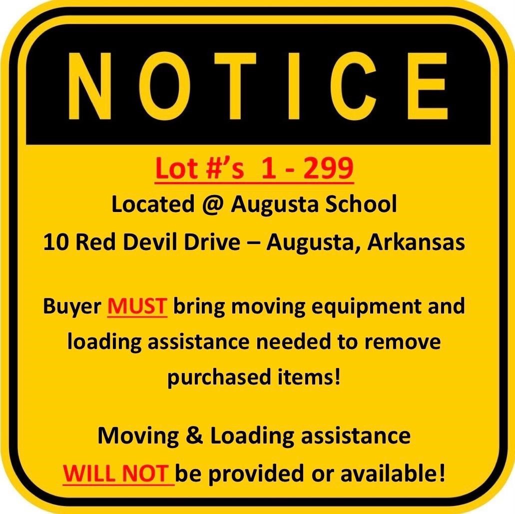 Augusta School District * Conway County Road Dept * Lewis To
