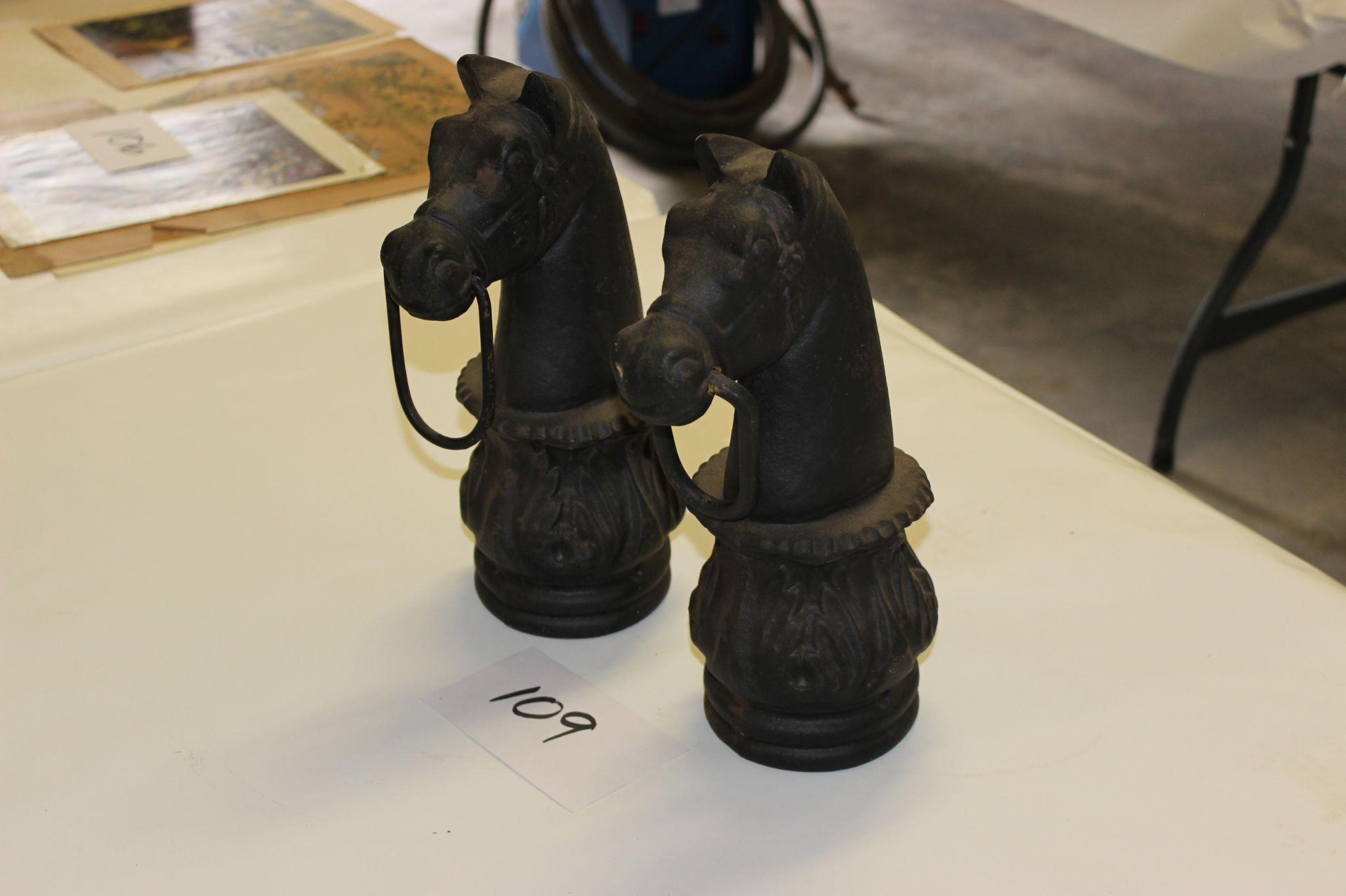 Cast iron horses