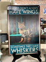 CATS ARE ANGELS SIGN