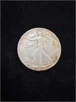 1929 S Walking Liberty Half Dollar