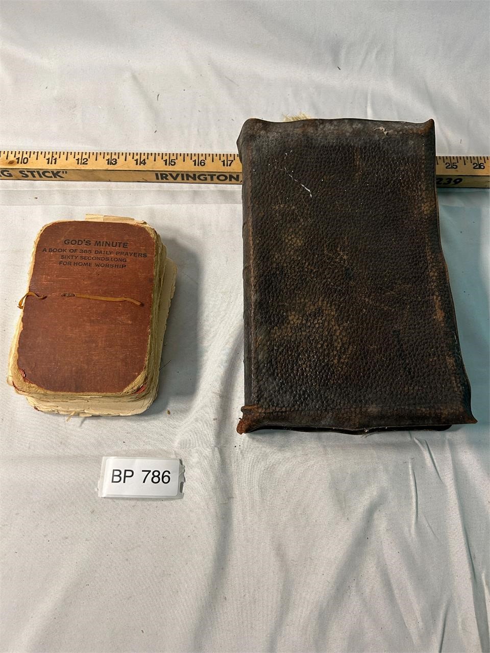 Antique Bible and Daily Prayer Book