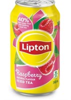 *Lipton Raspberry Iced Tea, 340mL cans 48 Pk