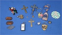 Vintage Dog License, Key Rings, Charms & more