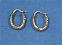 10K Hoop Earrings 1.1gr