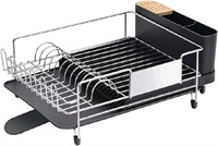 Drying Rack with Swivel Spout for Kitchen Counter