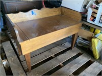 Storage Stool Table? & Contents