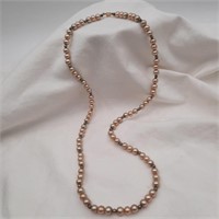 Vintage 14K Gold Filled 24" Pearl Necklace
