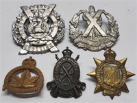 Canadian Military Hat Badges