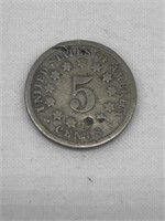 1869 Shield Nickel