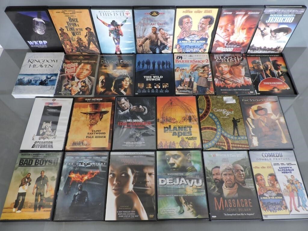 24 DVDs WITH CASE VARIOUS ARTIST + 2 BOXSETS