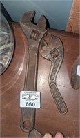 Adjustable wrenches