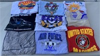 W - LOT OF 9 GRAPHIC TEES (Q26)