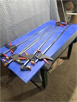 Quantity of 36 inch quick release bar clamps