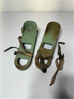Green Cast Iron Shoe Foot Weights "Iron Boot"