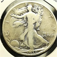 1936 Walking Liberty 50c