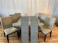 Ashland Dining Table w/6 Chairs, 2 Leaves