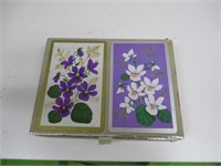 Deck of Vintage Flower Cards