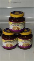 3 jars of Fleischmann's bread  yeast 113G