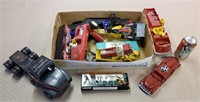 Lot of Assorted Trucks, & Toys