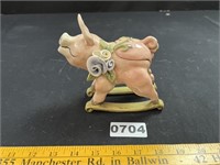 Figural Pig Trinket Box