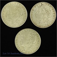 1921 P,D,S Silver Morgan Dollars - Details (3)