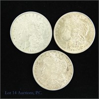 1921 Silver Morgan Dollars (3)