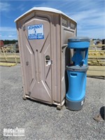 Port-a-potty and Hand Washing Station