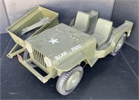 (E) G.I. Joe 7000 Army Jeep With Trailer And