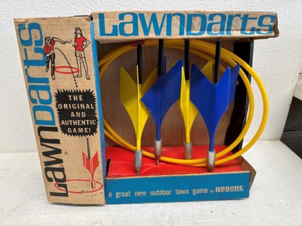 Vintage Lawn Darts Outdoor Game
