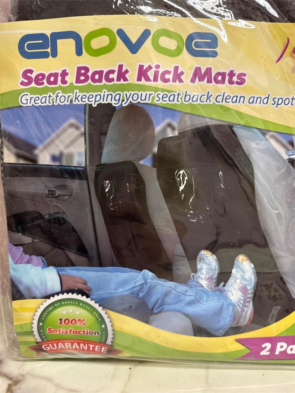 Backseat kick mats