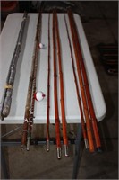 4 cane fishing poles