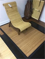 Handmade BAMBOO Patio Chair and BAMBOO Mat