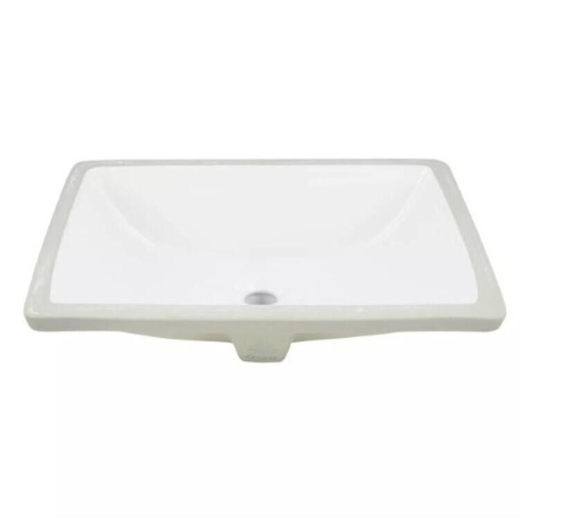 Signature Hardware Rectangular Under Counter Basin