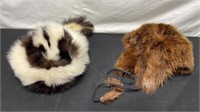 Beaver And Skunk Fur Hats