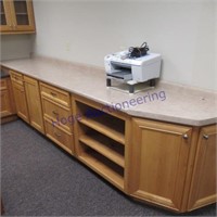 Counter unit, 4 pull out drawers
