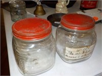 2 Early 5" jars