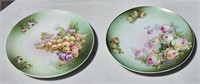 VINTAGE AUSTRIA HAND PAINTED PLATES