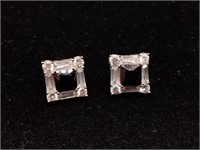 Sterling Silver & Gemstone Earrings