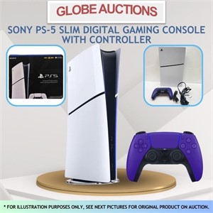 SONY PS-5 SLIM DIG. GAMING CONSOLE+CNTLR(MSP:$579)